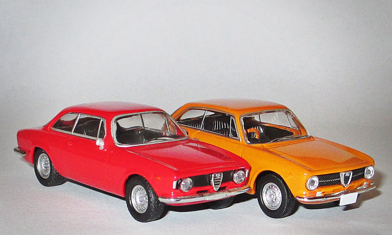 Illustration for article titled Spaghetti Saturday: Alfa Romeo Giulia GT - Tomica vs Kyosho Grudge Match